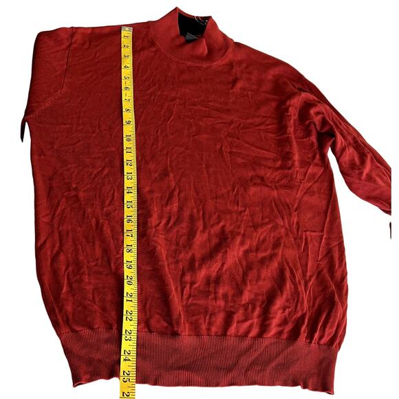 Cullen Sweater Top Shirt Men Medium Silk Blend Pullover NEW Preppy Dark Academia - Picture 6 of 10